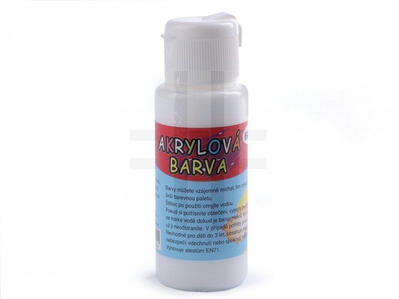 Acrylfarbe - 60 ml  Farbe, Pinsel