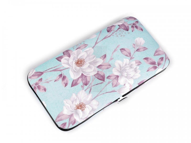 Maniküre im Etui mit Blumen Geschenkidee