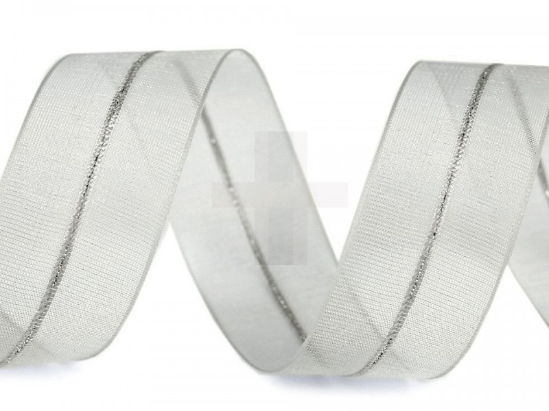 Monofilzugband mit Lurex - 5 Meter Bänder,Borten