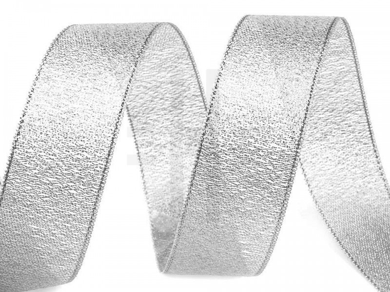 Brokatband mit Lurex - 22,5 Meter Geschenke einpacken