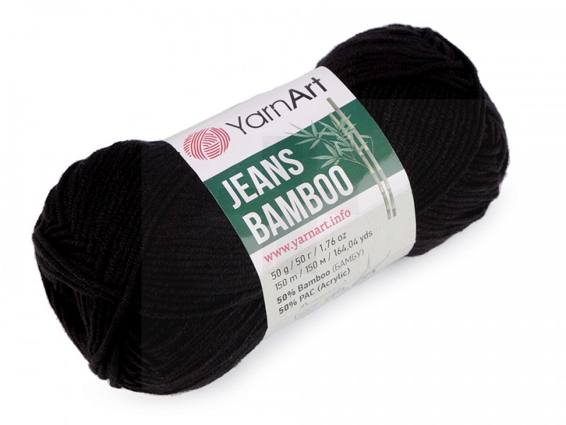 Strickgarn Jeans Bamboo - 50 gr. Stricken und Häkeln