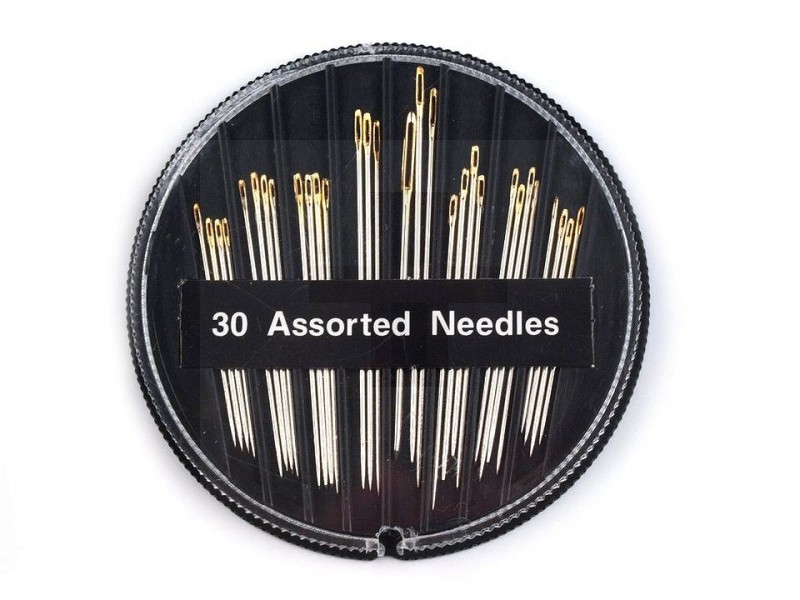 Nadeln kompakt Sharps sortiert mit vergoldetem Nadelöhr Nähset, Nadeln