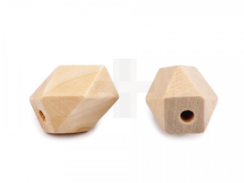 Holzperlen unlackiert - 5 St./Packung Perlen,Einfädelmaterial