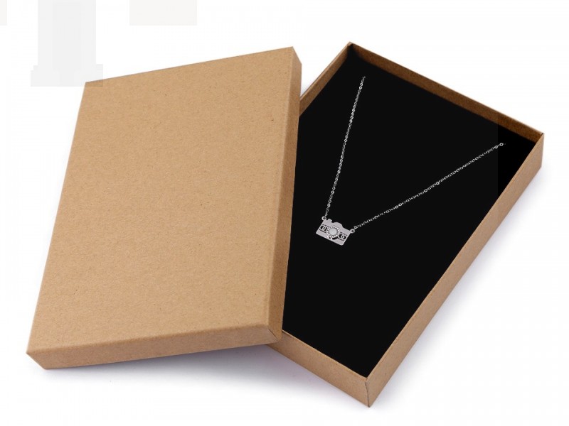 Geschenkschachtel für Schmuck natural Geschenke einpacken