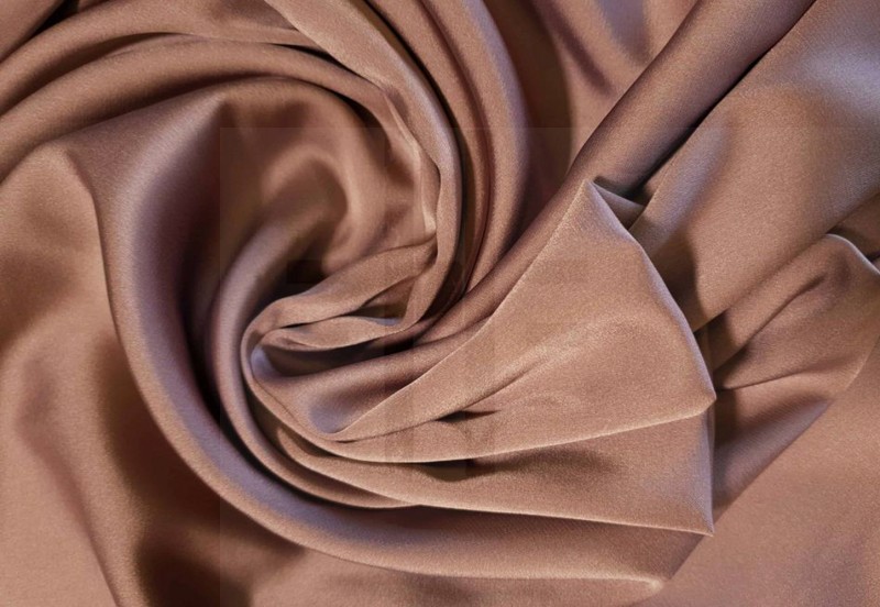 Armani Satin elastisch - Golden Satin, Chiffon, Organza