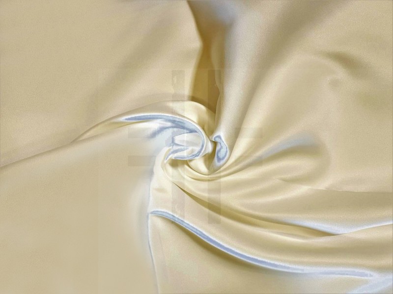 Brautsatin-Stoffe - Ecru Satin, Chiffon, Organza