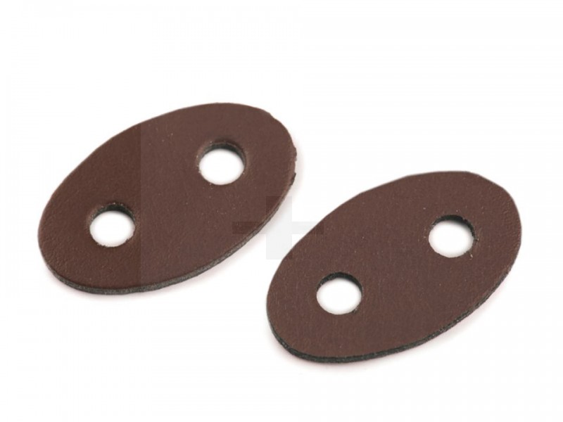 Kordelstopper aus Kunstleder - 4 St./Packung