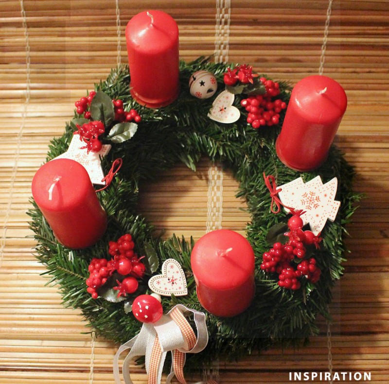 Weihnachtsdekoration aus Holz Set 3 St. - Natur Christbaumschmuck