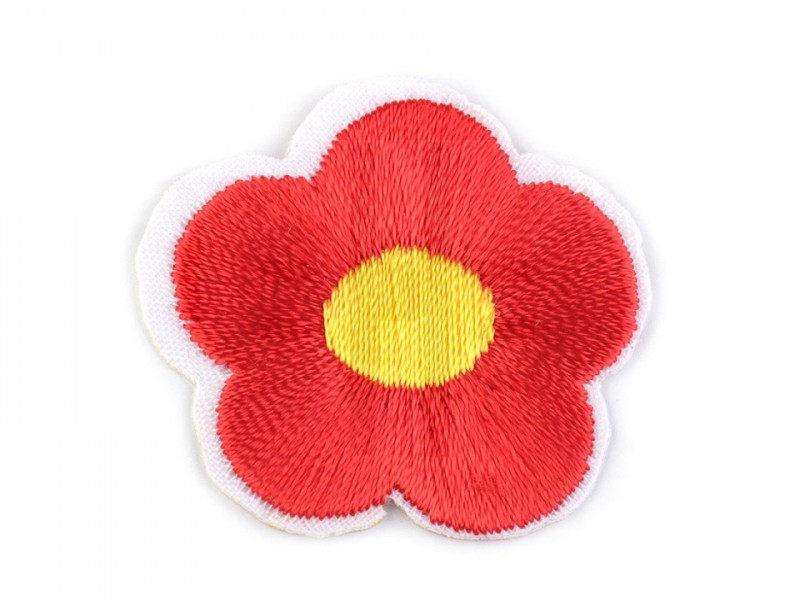 Aufbügler Blume bestickt - 10 St. Aufbügler, Aufnäher Flicken