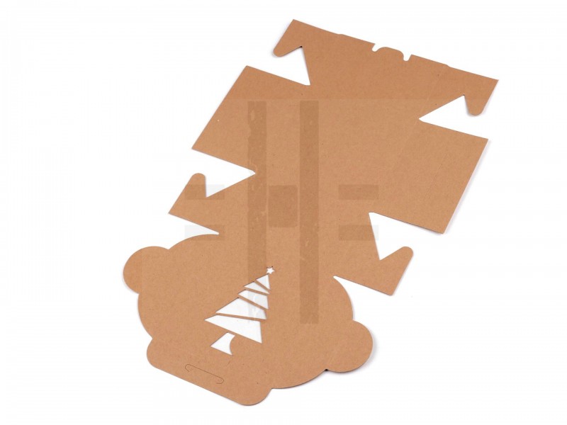   Christmas Paper Box Natural - 10 St./Packung Geschenke einpacken