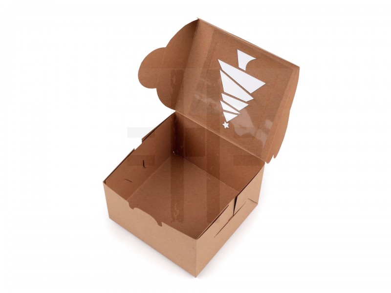   Christmas Paper Box Natural - 10 St./Packung Geschenke einpacken