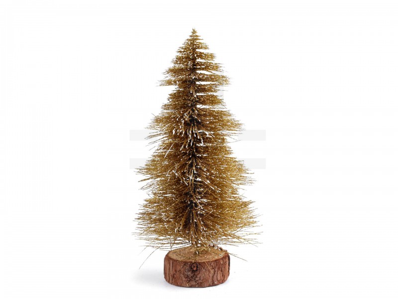            Dekoration Weihnachtsbaum mit Glitzer - 20 cm