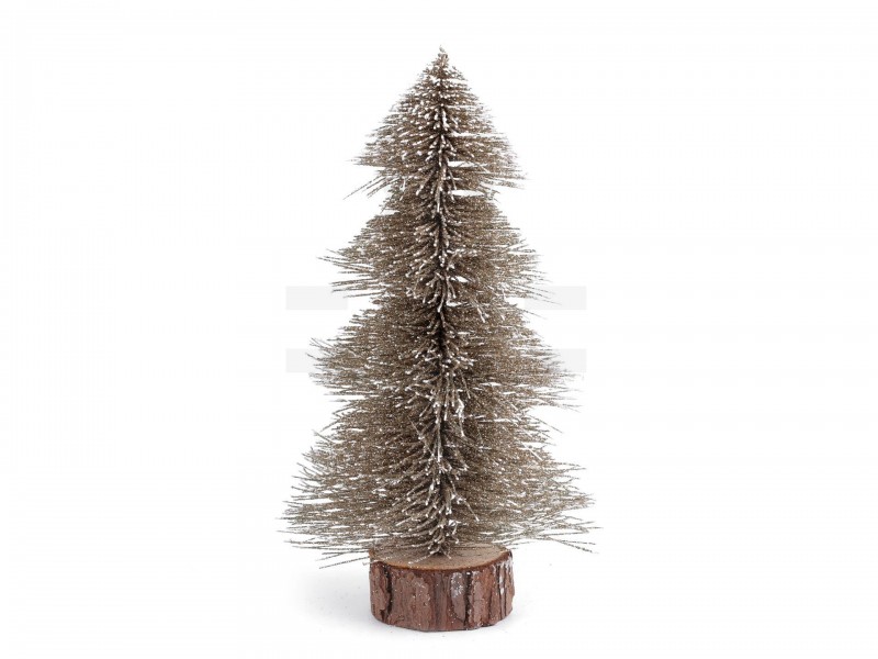            Dekoration Weihnachtsbaum mit Glitzer - 20 cm