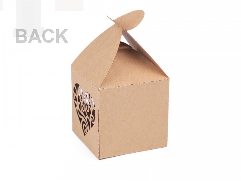 Papierbox natural - 10St./Packung Geschenke einpacken