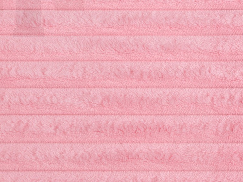 Minky mit Streifen - Rosa Samt, Fleece, Microplüsch