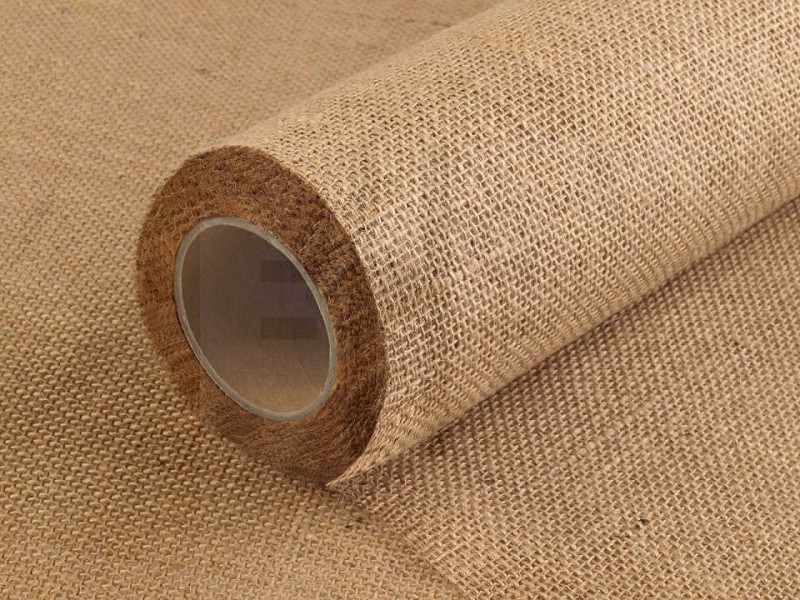 Jute - 5 m/Rolle Leinenstoffe, Jute