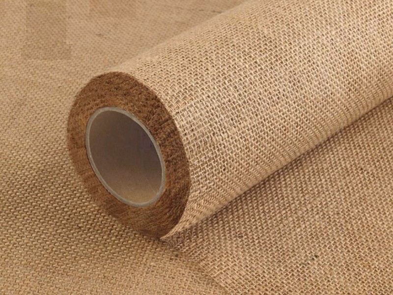 Jute - 5 m/Rolle Leinenstoffe, Jute