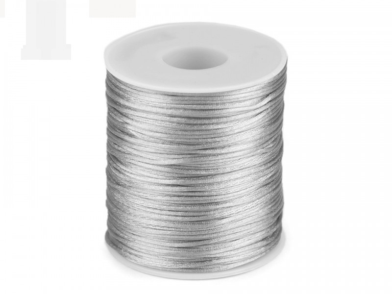 Satinschnur - 80 m Perlen,Einfädelmaterial