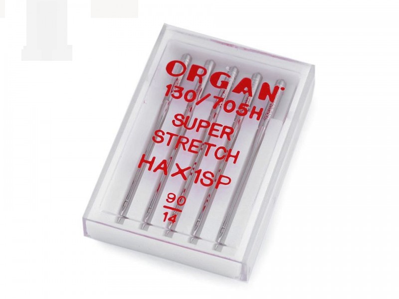   Organ Maschinennadeln Super stretch - 5 St./Packung Nähset, Nadeln