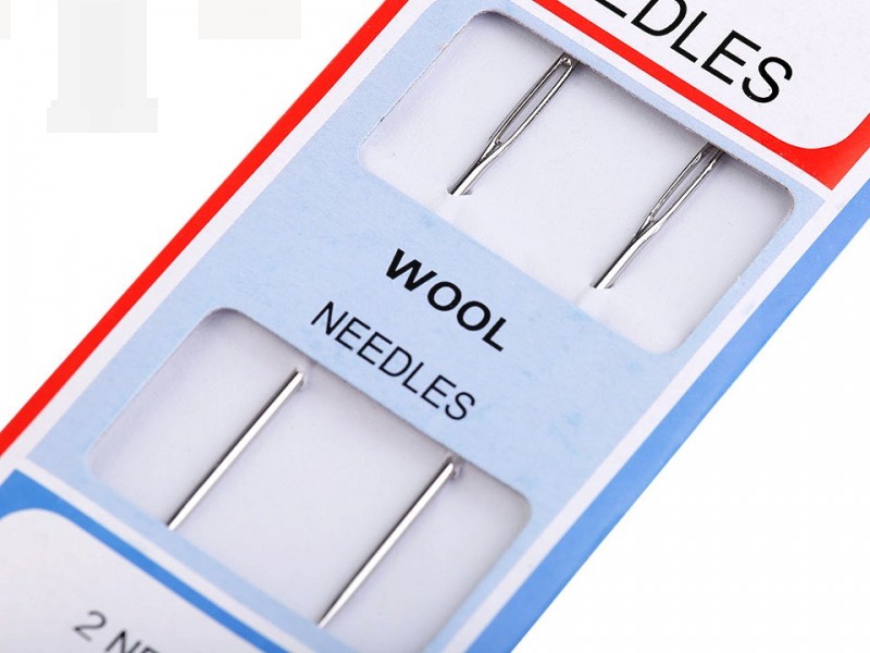 Nadeln scharf für Wolle - 2 St./Packung Nähset, Nadeln