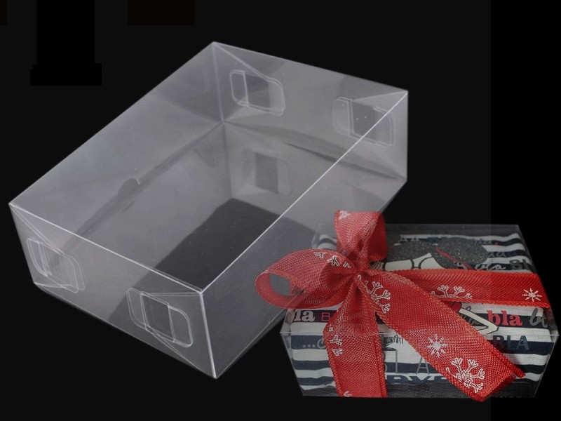 Transparente Kunststoffbox mit Deckel - 10 St./Packung Styropor, Plastik