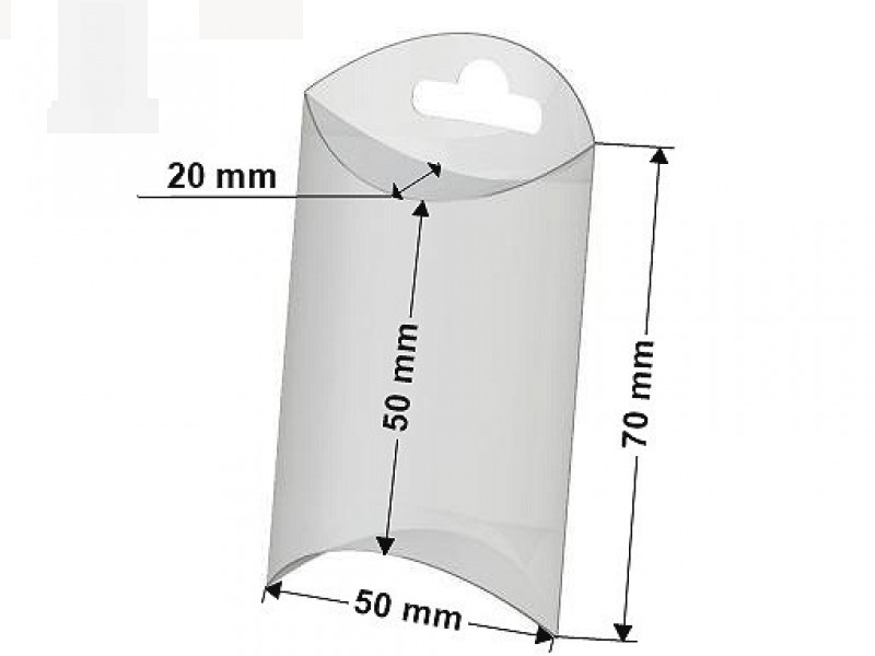 Transparente Kunststoffbox zum Aufhängen - 5 St./Packungg Boxen, Säckchen