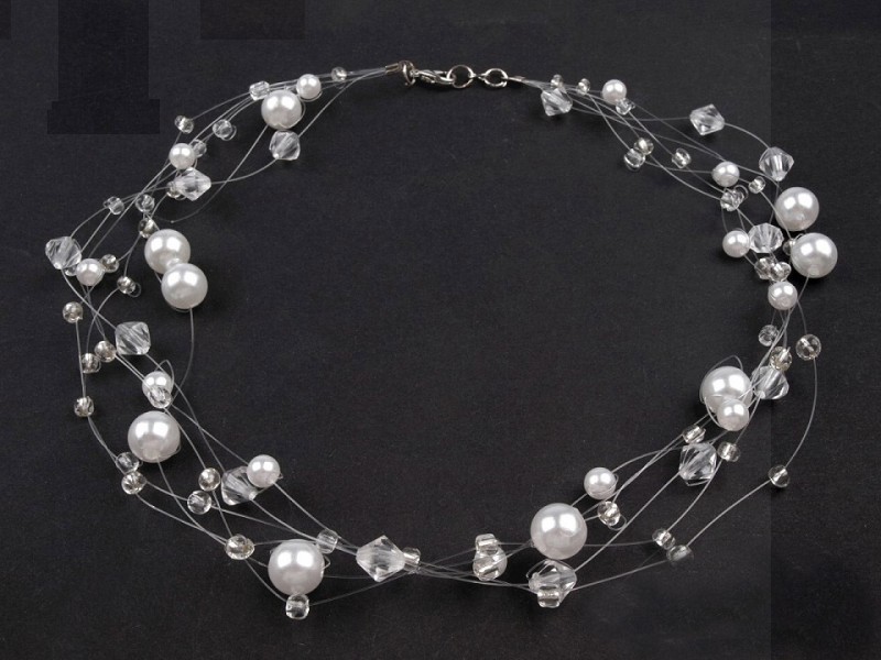 Acrylperlen Doppelkegel - 20 Gr./Packung Perlen,Einfädelmaterial