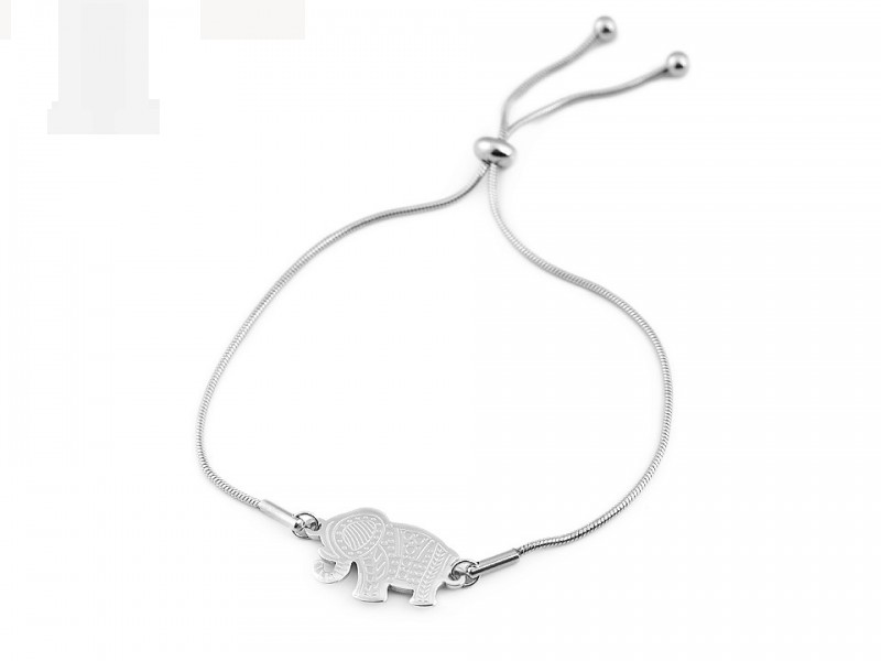 Armband aus Edelstahl - Elefant  Armbänder, Ringe