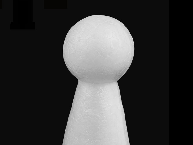 Figur aus Polystyrol - 14,5 cm Styropor, Plastik