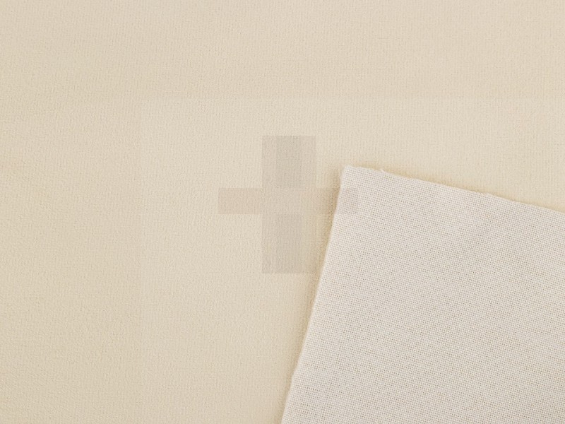 Alcantara Imitation von geschliffenem Leder - Ecru Jeans-, Pelz, Kunstleder