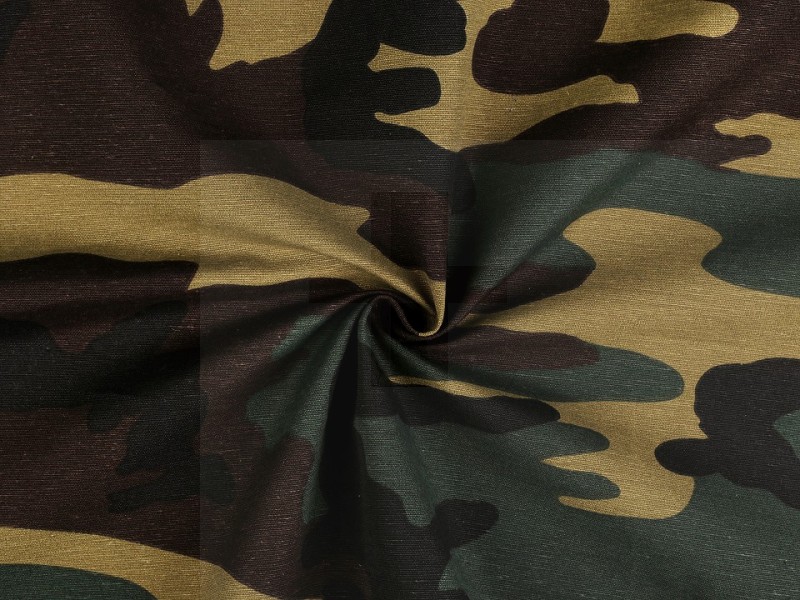 Decorative Fabric Loneta Camouflage Baumwollstoffe, Wollstoffe