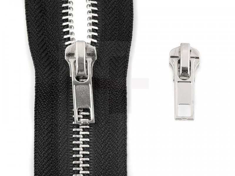 Zipper für Metall Reißverschluss 5 mm - 5 St./Packung Reiß-,Klettverschlüsse