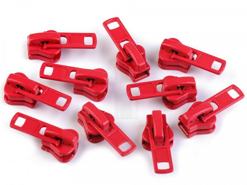 Schieber Zipper zu Kunststoff Reißverschlüssen - 10 St./Packung Reiß-,Klettverschlüsse