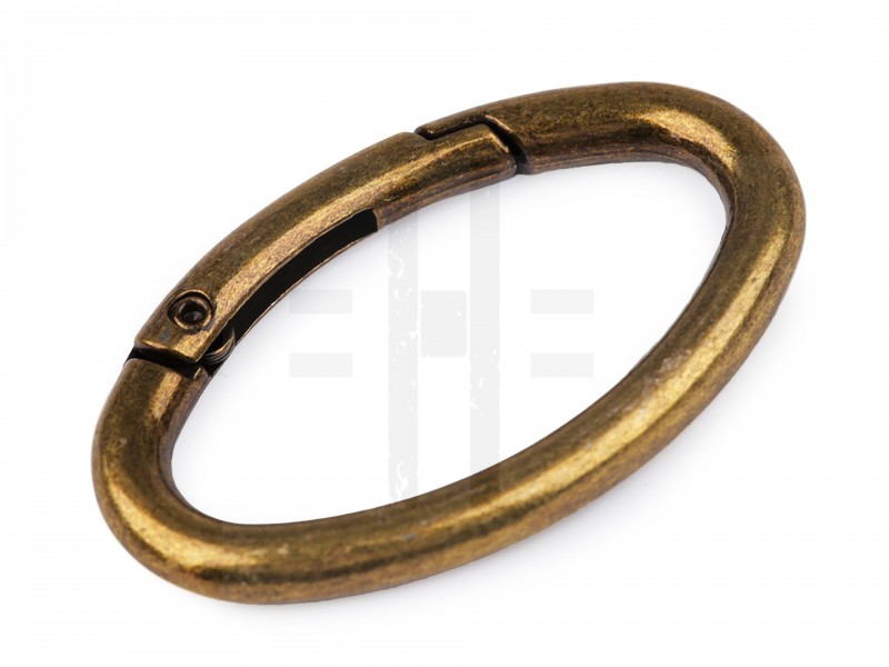 Design Karabiner Ellipse für Handtaschen Kurzwaren aus Metall