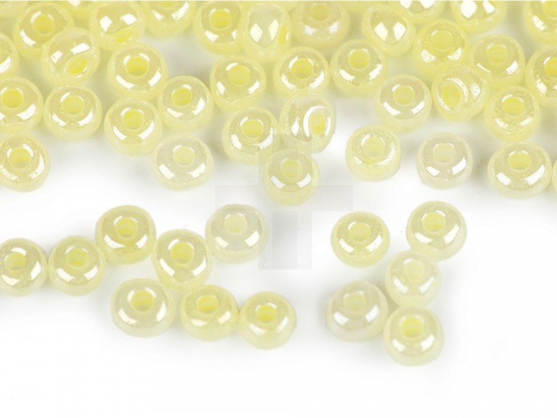 Rocailles Perlmutt, undurchsichtig - 50 gr./Packung Perlen,Einfädelmaterial