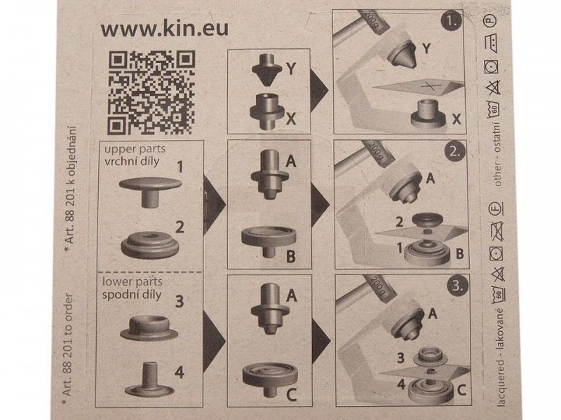 Druckknöpfe Metall - 10 St./Packung Knöpfe, Verschlüsse