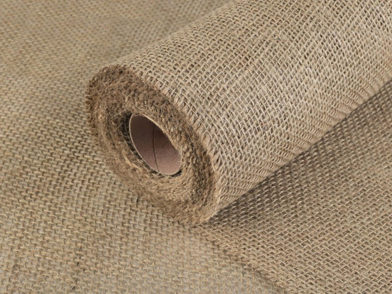 Jute Natur - 5 Meter Leinenstoffe, Jute