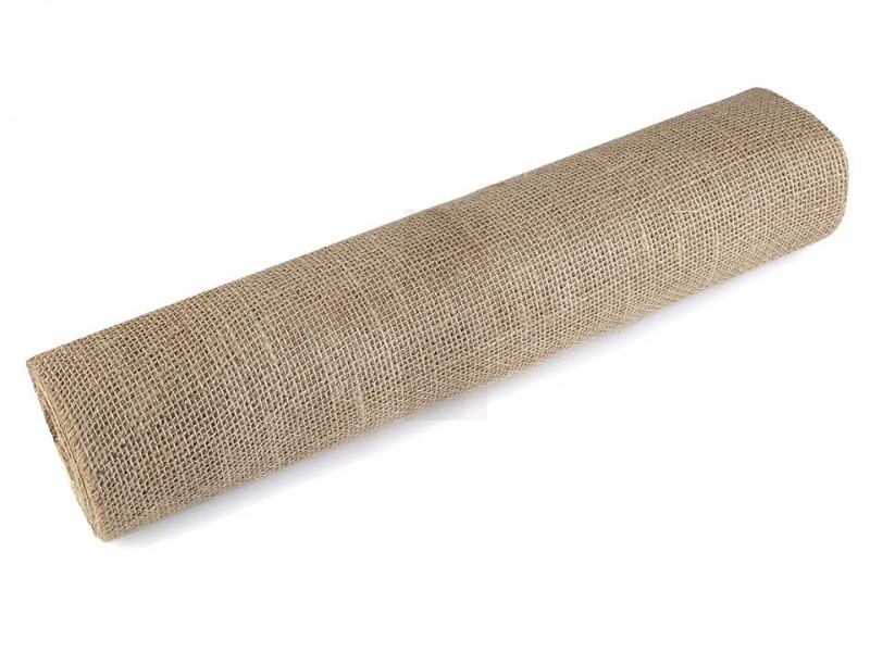 Jute Natur - 5 Meter Leinenstoffe, Jute