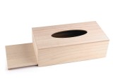 Holzbox für Taschentücher Holz,Glas Dekozubehör