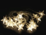 Batteriebetriebene LED Lichterkette Flocken Christbaumschmuck