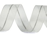 Monofilzugband mit Lurex - 5 Meter Bänder,Borten