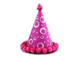 Partyhut mit Pompons - 2 St./Packung Geburtstag