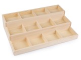 Holztablett/Organizer 3-stufig