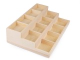 Holztablett/Organizer 3-stufig