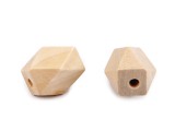 Holzperlen unlackiert - 5 St./Packung Perlen,Einfädelmaterial