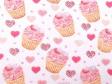       100 % Baumwollstoff - Cupcake Baumwollstoffe, Wollstoffe