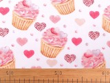       100 % Baumwollstoff - Cupcake Baumwollstoffe, Wollstoffe