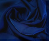 Armani Satin elastisch - Azurblau Satin, Chiffon, Organza