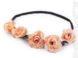 Elastisches Haarband mit Blumen