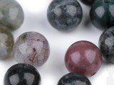 Ásványi gyöngyök Indián achát  - 45 St./Packung Perlen,Einfädelmaterial